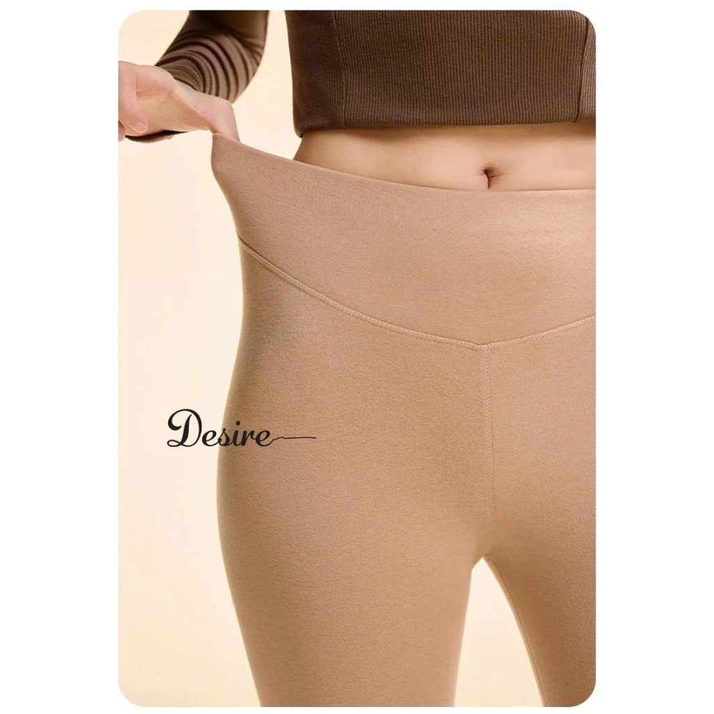Desire Store, Quần Legging giữ nhiệt Nhung Lyocell ôm body không đường viền siêu nhẹ thích hợp cho mùa thu đông DESIRE GY-086 image 8 of 11