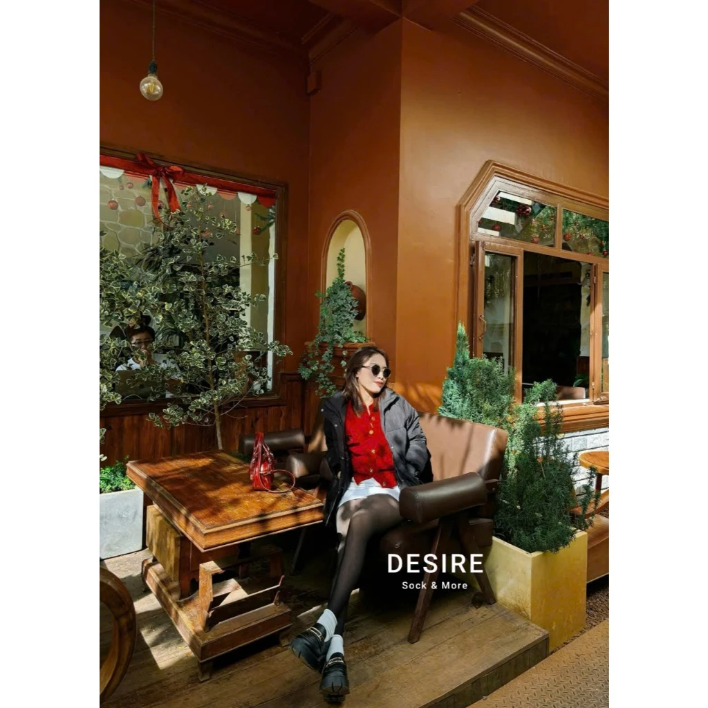 Desire Store, Tất quần dày Đen lót màu da 80D 200D thon gọn chân phong cách trẻ trung BONAS 1985 image 5 of 11