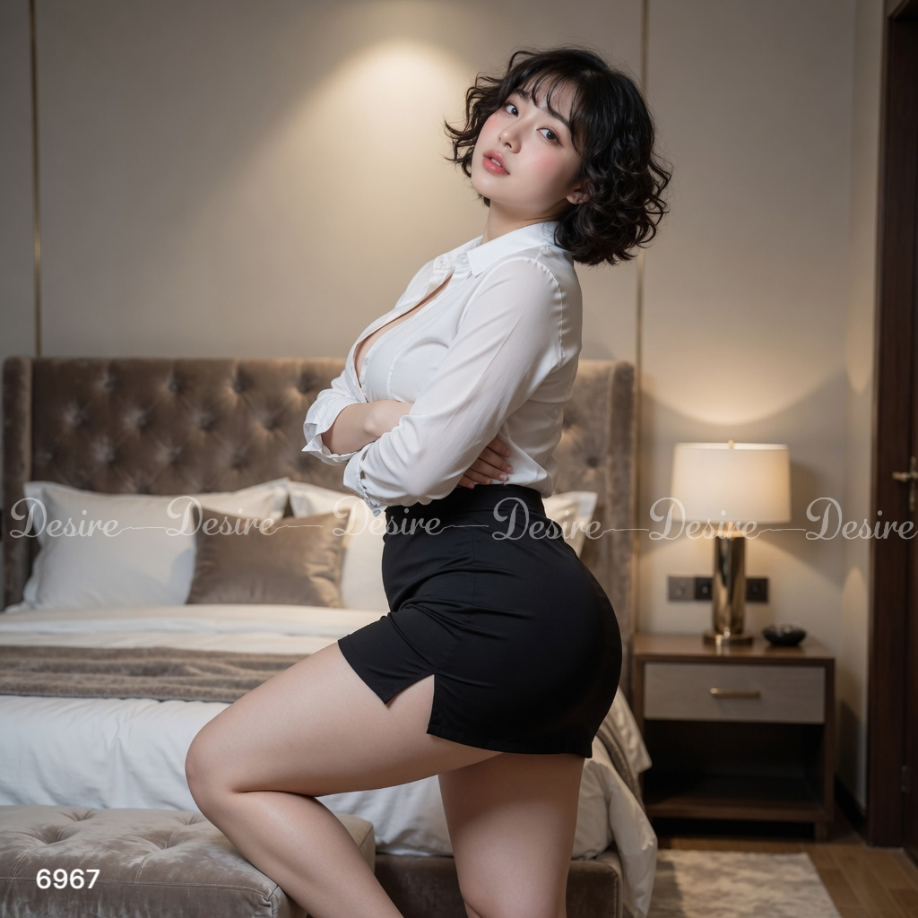 Desire Store, Bộ đồ ngủ hoá trang cosplay CÔ THƯ KÝ (có bigsize)  hàng chính hãng GUIRUO QC loại 1 DESIRE  - 6967 (SECRETARY Cosplay Lingerie/Sleepwear (Available in Plus Sizes)  – DESIRE - 6967) image 8 of 16