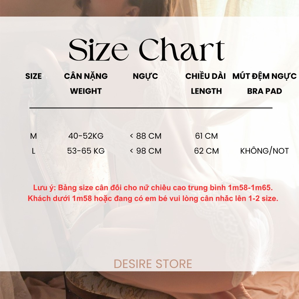 Desire Store, Bodysuit ren Jumpsuit ren váy ren xuyên thấu gợi cảm sexy DESIRE VN-8413 image 8 of 14