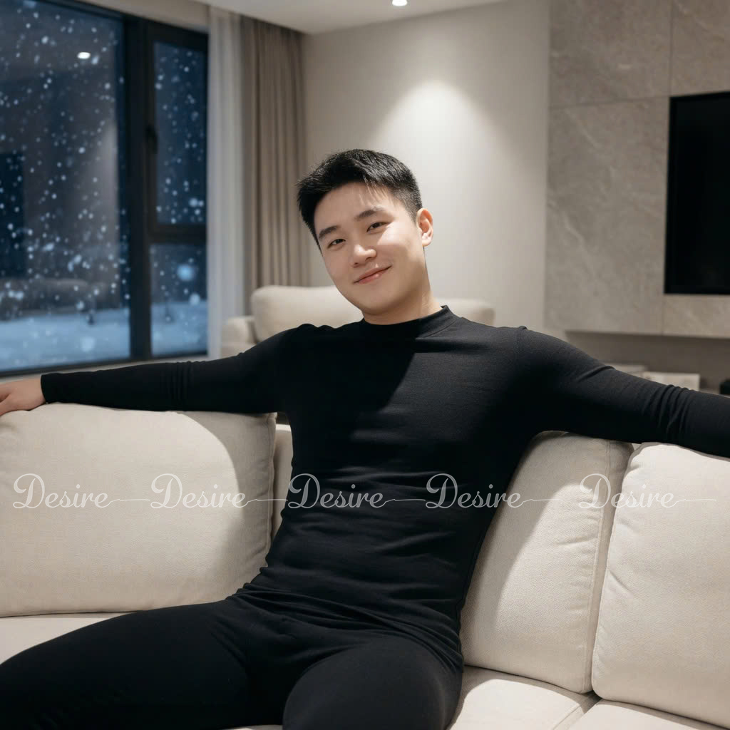 Desire Store, Đồ bộ giữ nhiệt nam lót Len Cashmere cổ cao ấm áp mùa đông cao cấp siêu nhẹ dành cho nam giới DGN-03 (Men's ultra-lightweight thermal set with warm cashmere-blend lining and high-neck design for winter. DGN-03) image 29 of 51