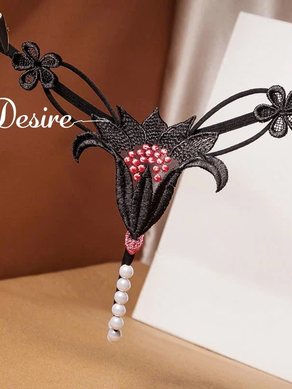 Desire Store, Quần lót ren hoạ tiết hoa siêu gợi cảm sexy DESIRE QL-2249 image 4 of 12