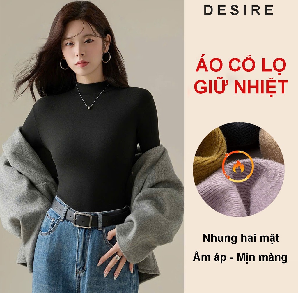 Video sản phẩm cho Áo cổ lọ chất Nhung hai mặt siêu mịn giữ nhiệt mùa đông ấm áp DESIRE H319 Video của Áo cổ lọ chất Nhung hai mặt siêu mịn giữ nhiệt mùa đông ấm áp DESIRE H319