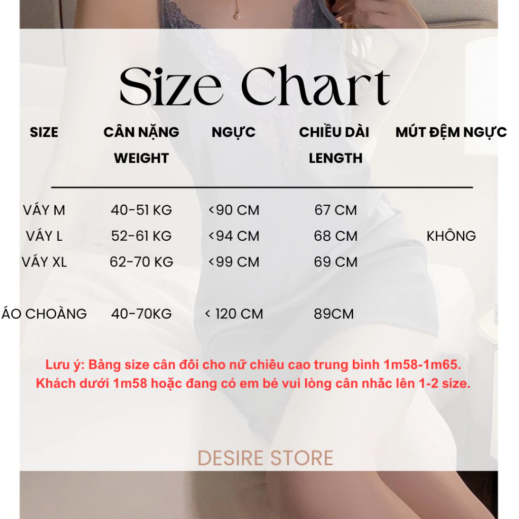 Desire Store, [Bigsize] Váy Ngủ Lụa Cổ V Cao Cấp GUIRUO Desire 1906 - Đầm Ngủ Hai Dây Mềm Mịn Quyến Rũ Chính Hãng (Premium V-Neck Silk Nightgown – Soft & Sexy Adjustable Strap Sleepwear GUIRUO 1906) image 7 of 11