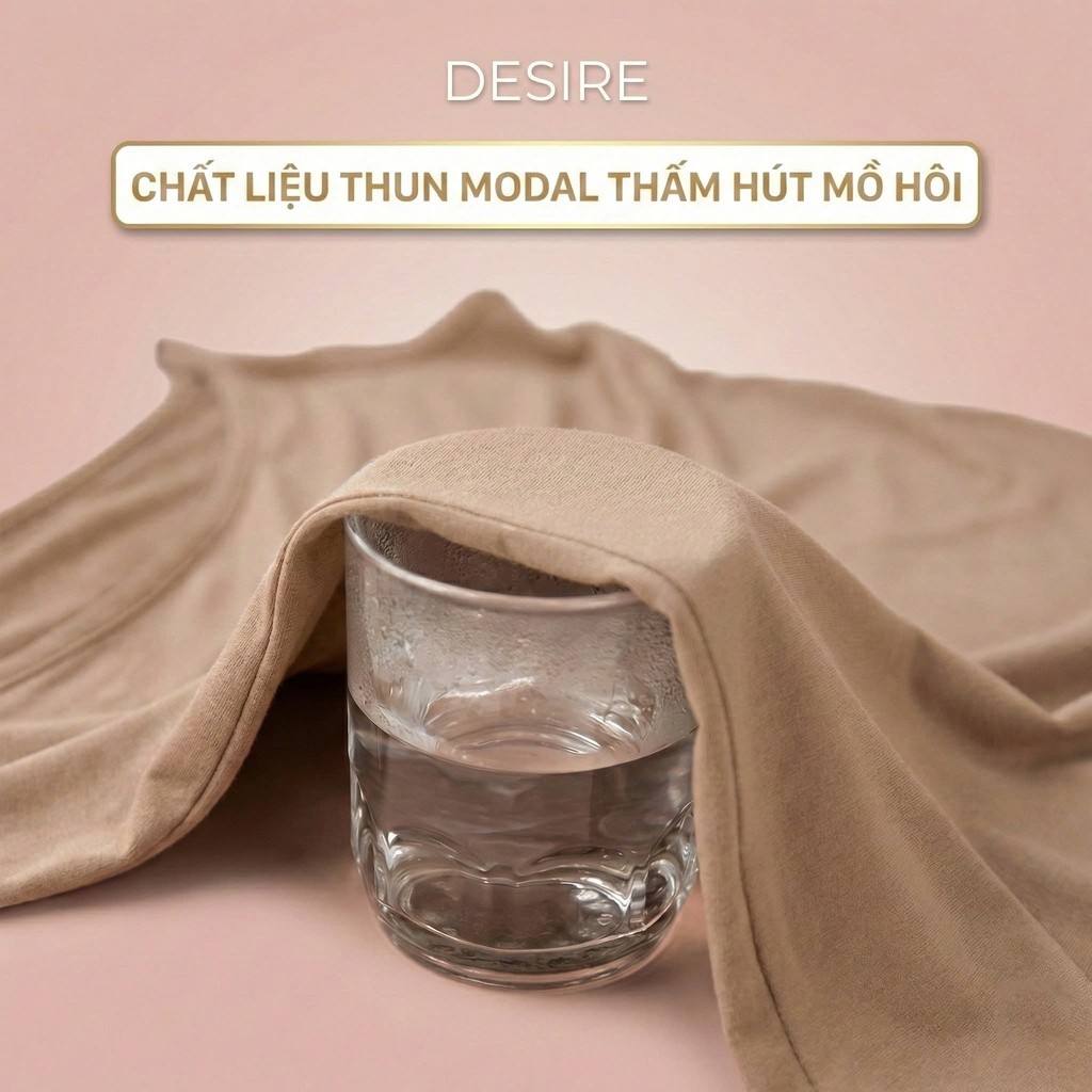 Desire Store, Áo lót hai dây thun Modal (Gỗ sồi) mềm mịn thấm mồ hôi ANN-0021 image 5 of 18