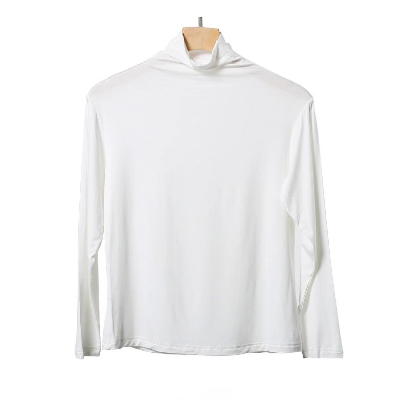 Desire Store, Áo thun dài tay cổ lọ chất thun cotton lạnh phong cách thu đông 2023 AN-02 image 7 of 17