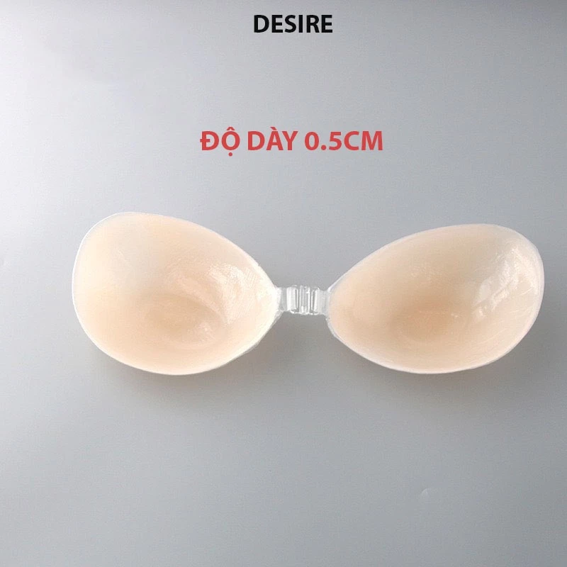 Desire Store, Áo dán ngực - Miếng dán ngực silicon tự dính - chuyên dùng mặc áo hở lưng, khoét cổ sâu  ANN-0022 image 5 of 17