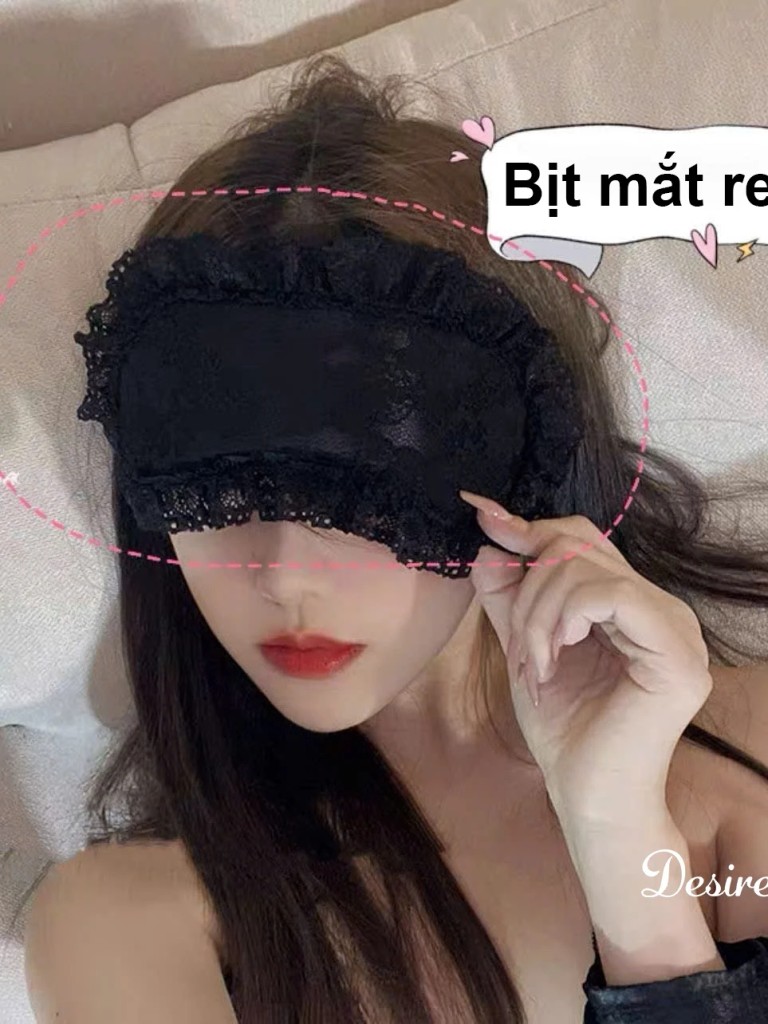 Desire Store, (Mẫu mới) Bịt mắt bằng ren - Phụ kiện phòng ngủ gợi cảm DESIRE BM-ZY image 3 of 11