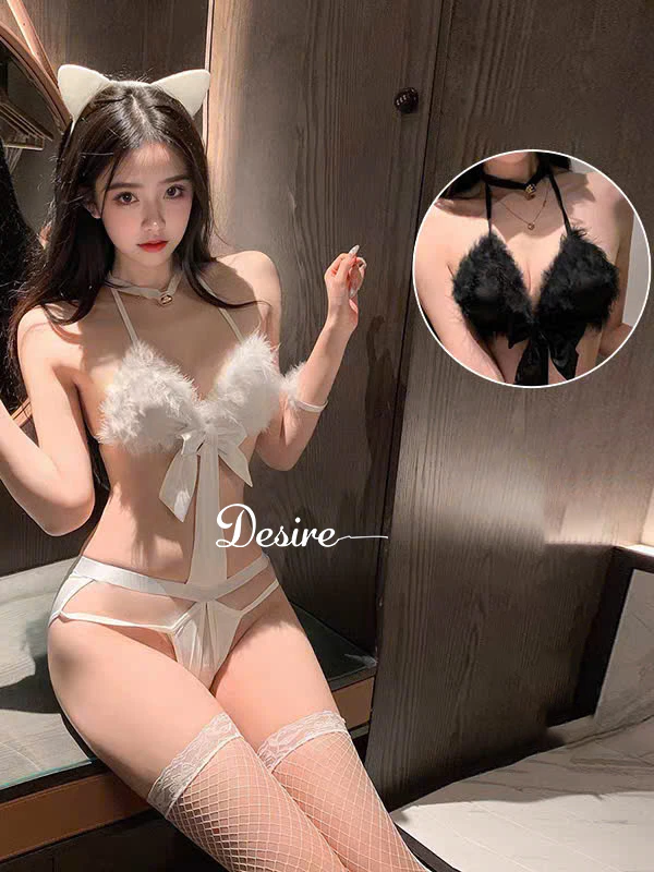 Desire Store, Bộ đồ ngủ Cosplay Cô nàng mèo nhỏ quyến rũ 5 chi tiết gợi cảm sexy DESIRE VN-8521 image 3 of 12