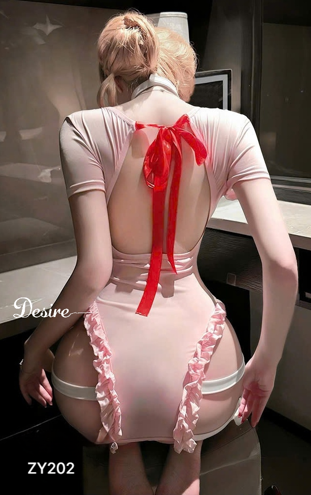 Desire Store, Bộ đồ ngủ Cosplay Cô Y Tá sexy - Đồ ngủ hoá trang gợi cảm hàng cao cấp DESIRE ZY202 (Sexy Nurse Cosplay Lingerie - Seductive Costume Sleepwear DESIRE ZY202) image 8 of 10