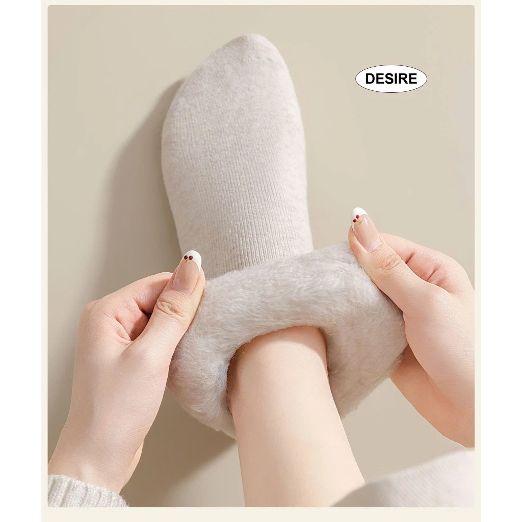 Desire Store, Tất Len Lót Lông dày mềm mịn cao cấp giữ nhiệt siêu ấm chống lạnh tuyệt đối chính hãng BONAS MW1517 image 7 of 14