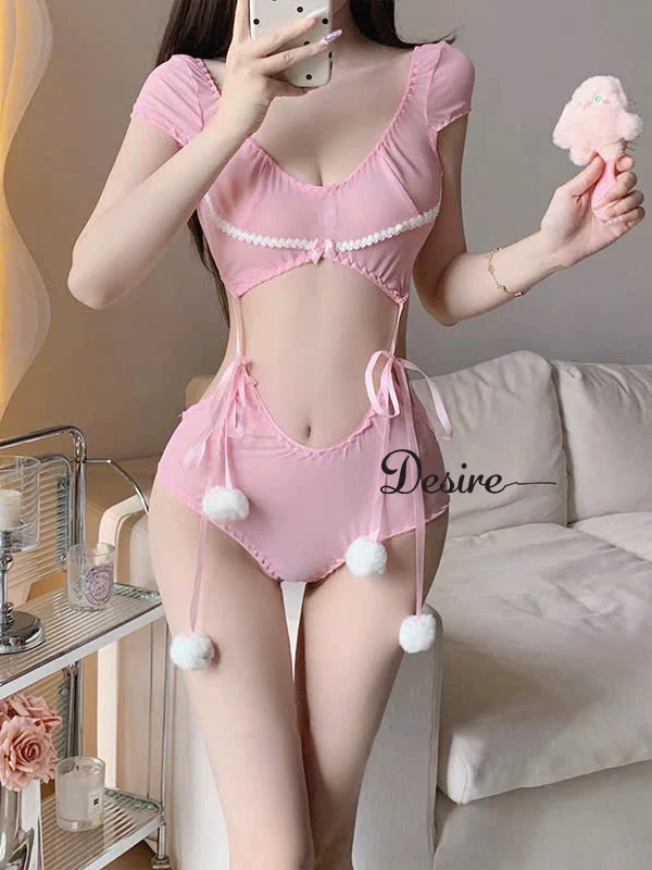 Desire Store, Bộ Cosplay Thỏ cột dây chất ren mềm mịn gợi cảm sexy DESIRE VN-6149 image 2 of 14
