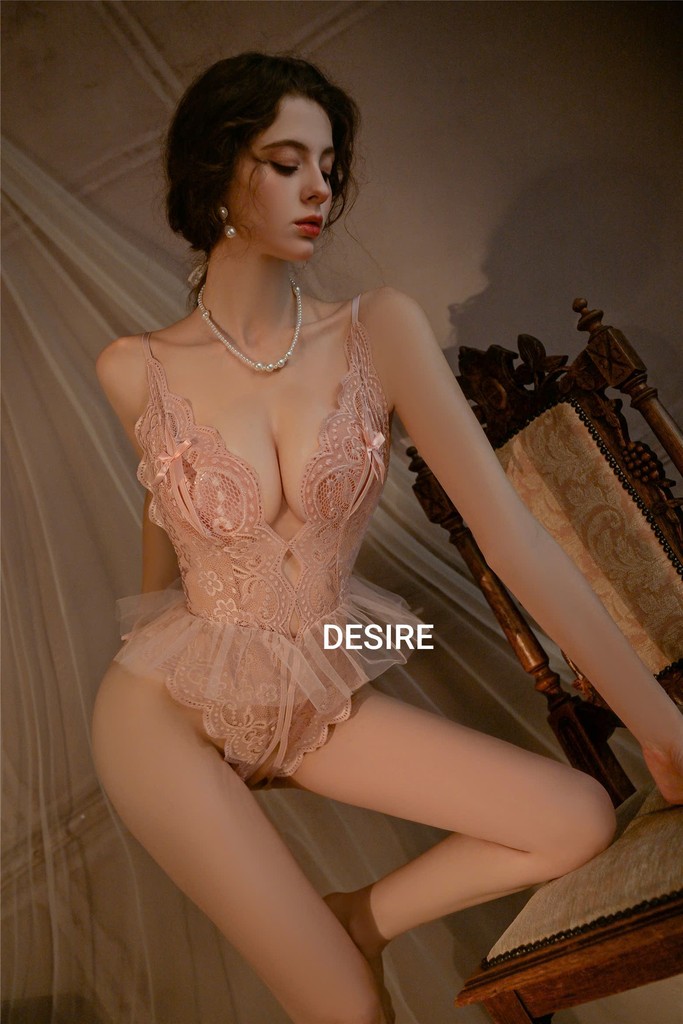 Desire Store, Váy Ngủ Liền Thân Bodysuit Ren Gợi Cảm DESIRE VN-1034 image 4 of 12