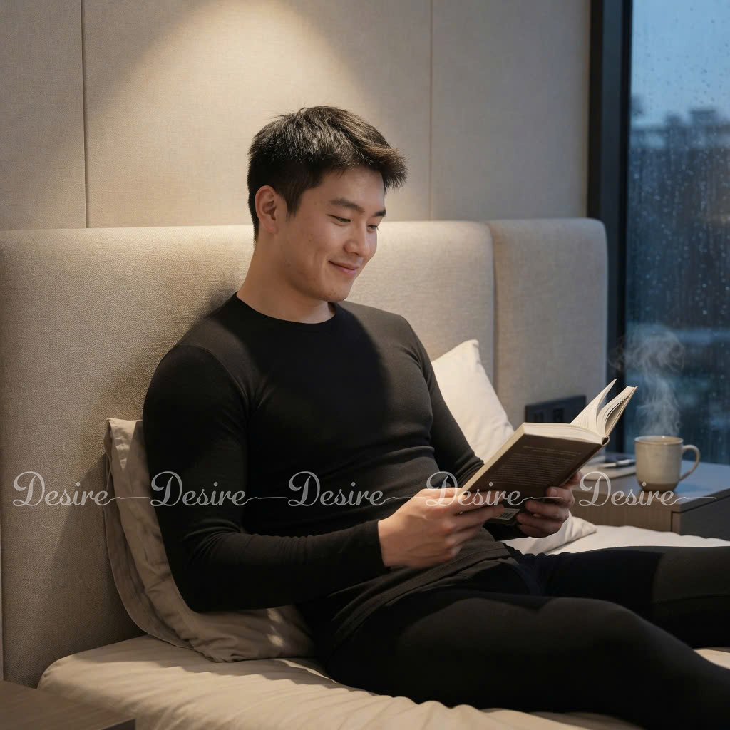 Desire Store, Đồ bộ giữ nhiệt nam lót Len Cashmere cổ cao ấm áp mùa đông cao cấp siêu nhẹ dành cho nam giới DGN-03 (Men's ultra-lightweight thermal set with warm cashmere-blend lining and high-neck design for winter. DGN-03) image 24 of 51