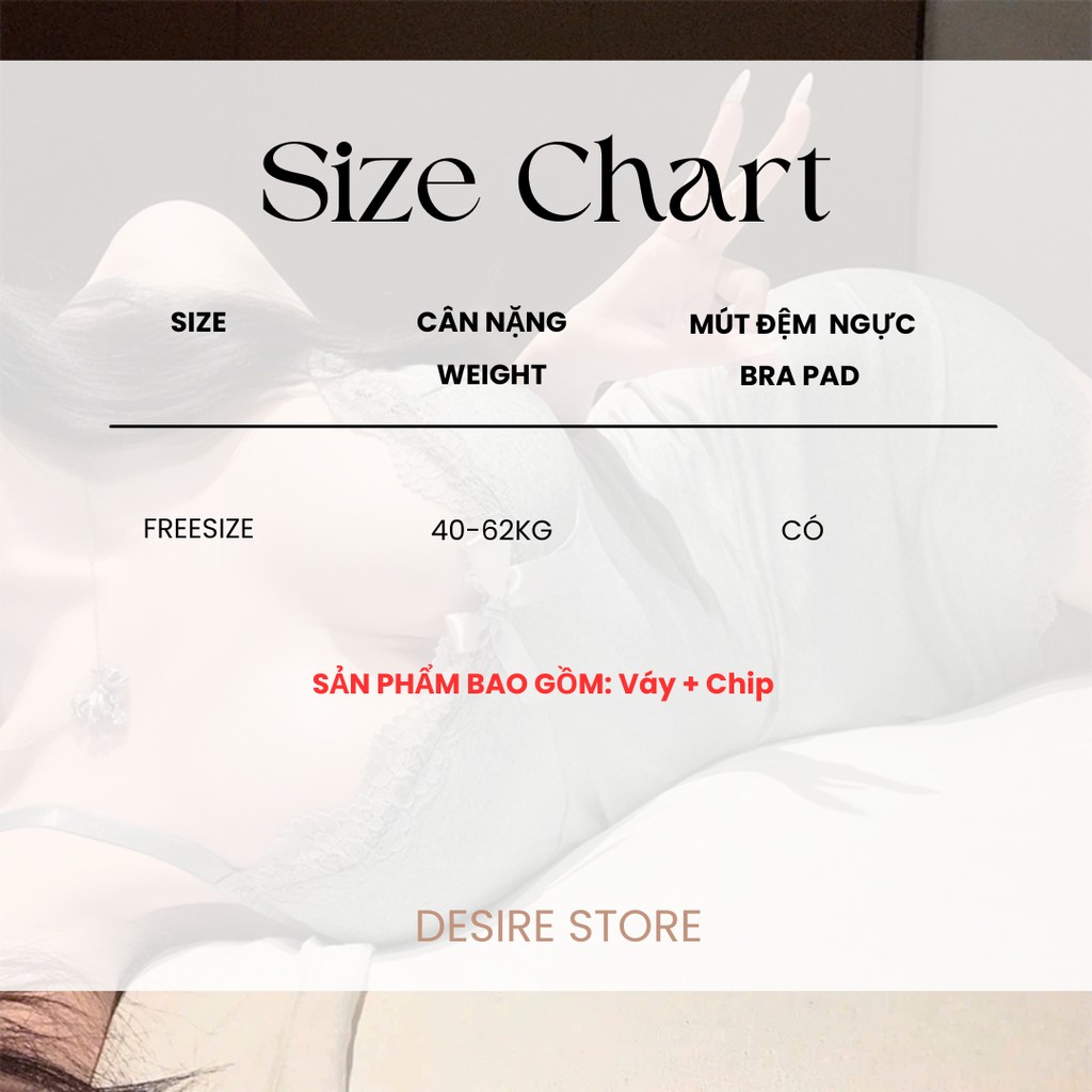 Desire Store, Váy Ngủ Thun Hai Dây Basic Có Mút Đệm Ngực - Váy Ngủ Mặc Nhà Cao cấp DESIRE B88 image 10 of 13