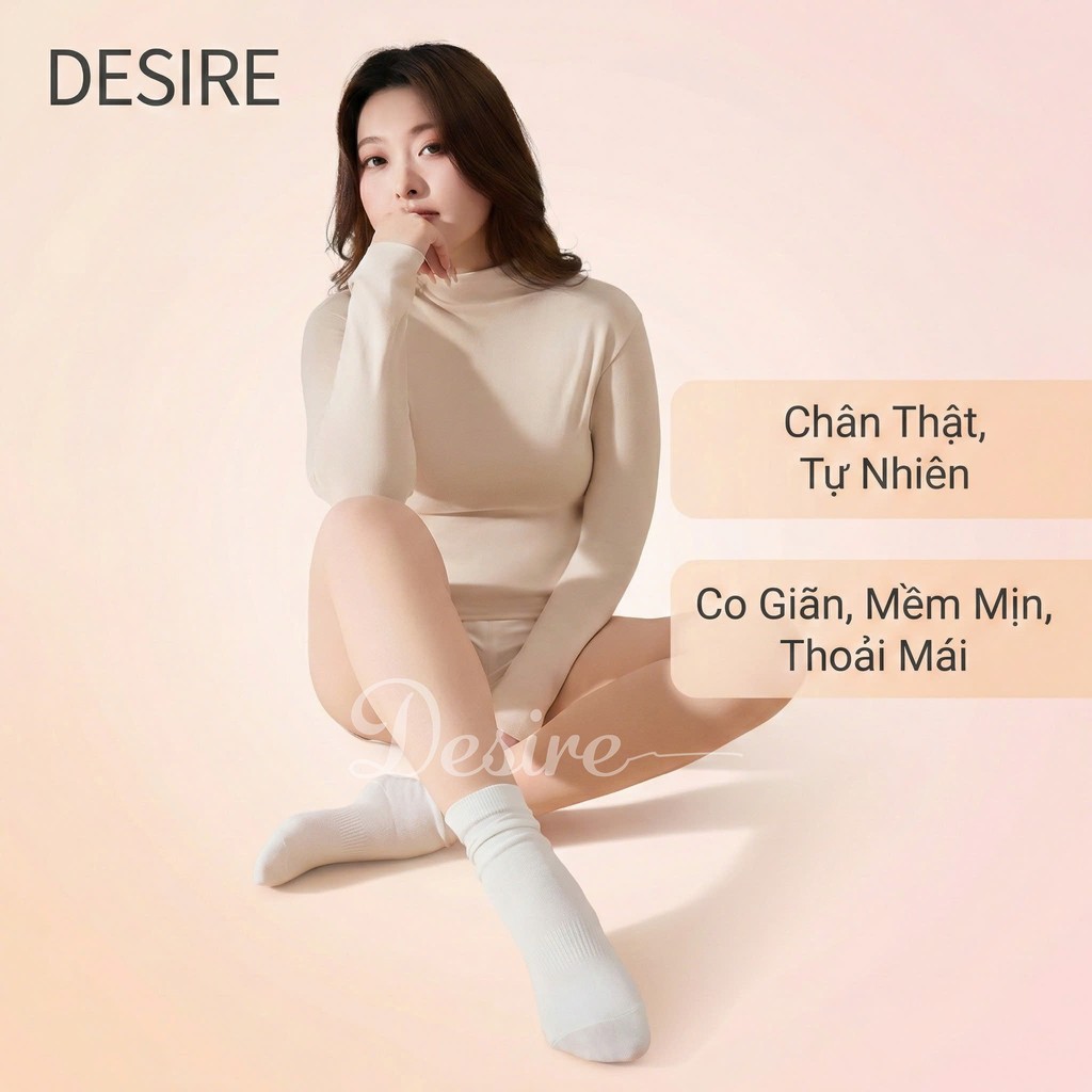 Desire Store, Quần tất nữ BIGSIZE (60-85KG) Dày 160G hai lớp lót nỉ giữ ấm che khuyết điểm định hình dáng BONAS DS2051 image 10 of 12