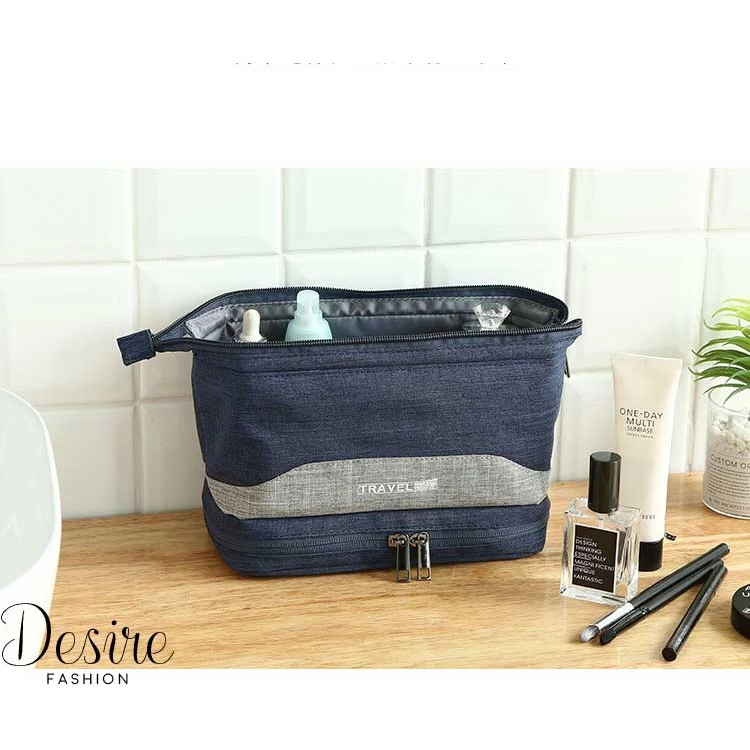 Desire Store, Túi đựng mỹ phẩm du lịch cao cấp TX-005 - Xanh Navy image 7 of 10