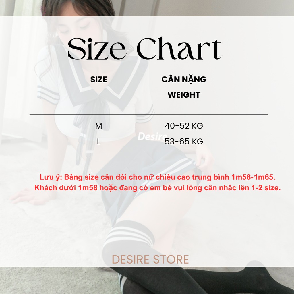 Desire Store, Bộ đồ ngủ hoá trang cosplay CÔ NỮ SINH QUYẾN RŨ ( có bigsize)  DESIRE VN-9015 image 7 of 11