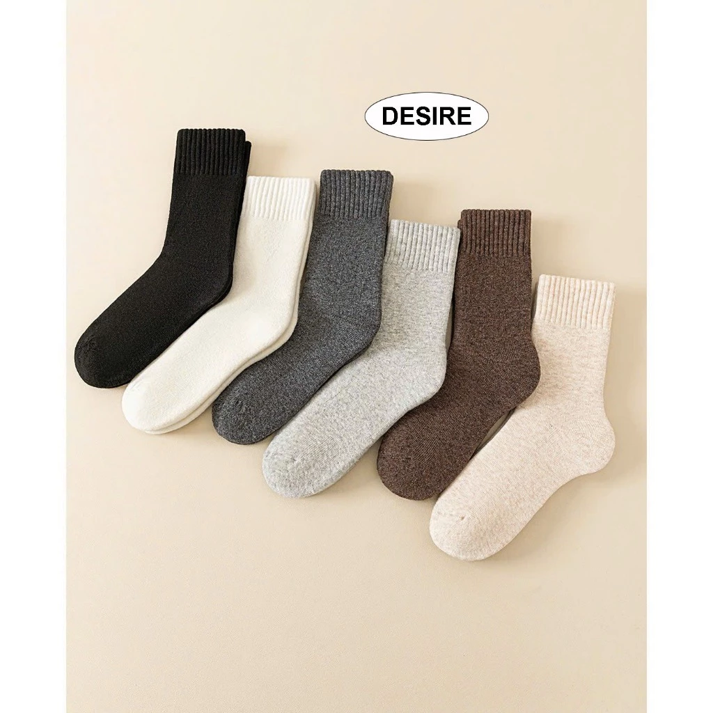 Desire Store, Tất Len Lót Lông dày mềm mịn cao cấp giữ nhiệt siêu ấm chống lạnh tuyệt đối chính hãng BONAS MW1517 - Màu ngẫu nhiên, 5 đôi image 14 of 14