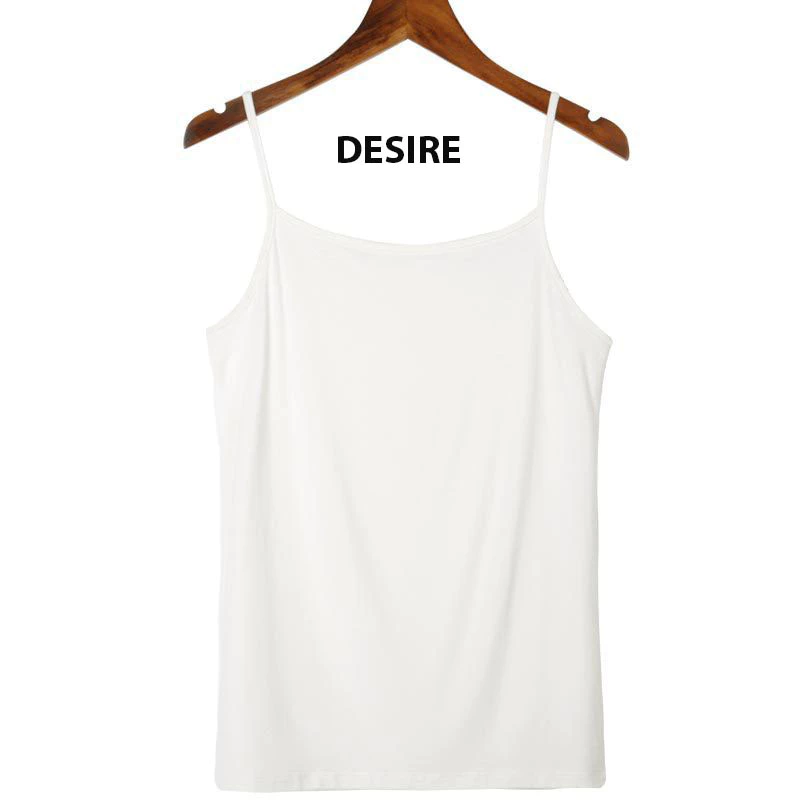 Desire Store, Áo lót hai dây thun Modal (Gỗ sồi) mềm mịn thấm mồ hôi ANN-0021 - Trắng hai dây, L 40-55kg image 20 of 26
