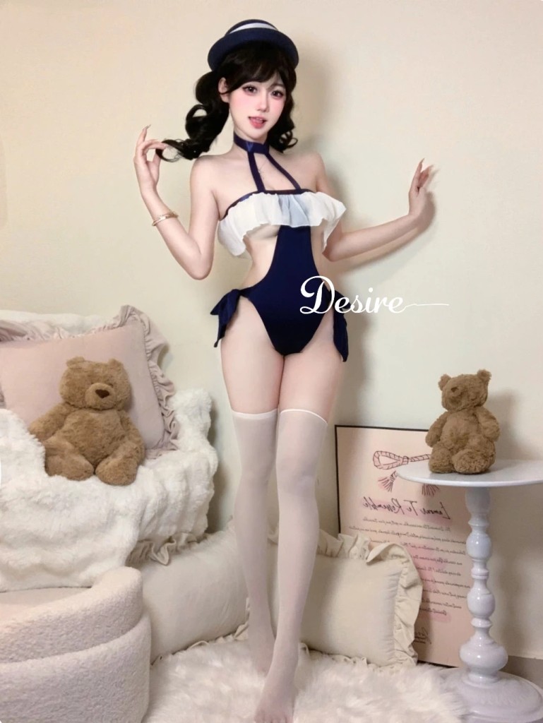 Desire Store, Bộ đồ ngủ liền thân bodysuit chất liệu thun mềm gợi cảm DESIRE VN-2945 image 8 of 10