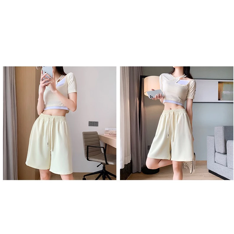 Desire Store, Quần Short nữ thun loại 1 dày dặn cột chun QN-003 image 8 of 11