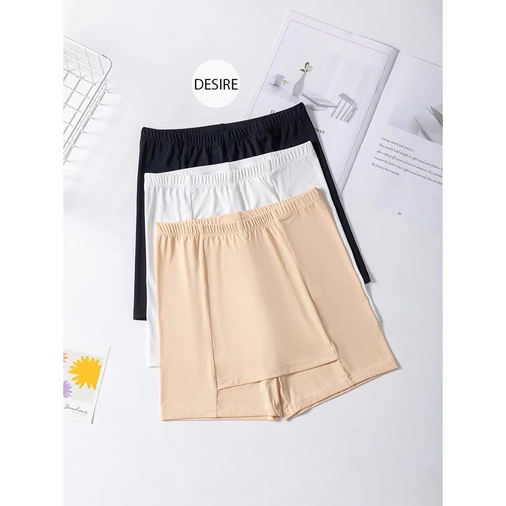 Desire Store, Quần Đùi Mặc Váy Vạt Chống lộ Su lạnh Có đường viền 30cm Thoáng Mát Cạp Cao Quần bảo hộ QL-025 image 5 of 17