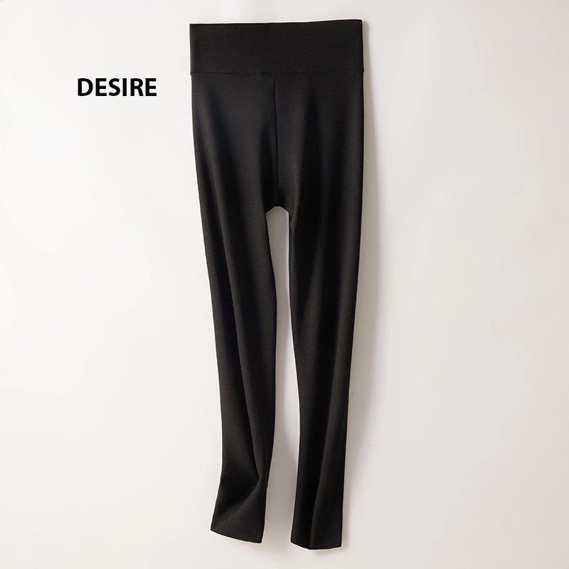 Desire Store, Quần dài giữ nhiệt Nhung lót sợi nhiệt Derong mềm siêu nhẹ mùa đông ấm áp Quần dài lót trong giữ nhiệt QGN-9093 - Quần Đen 9093, XXL image 13 of 17
