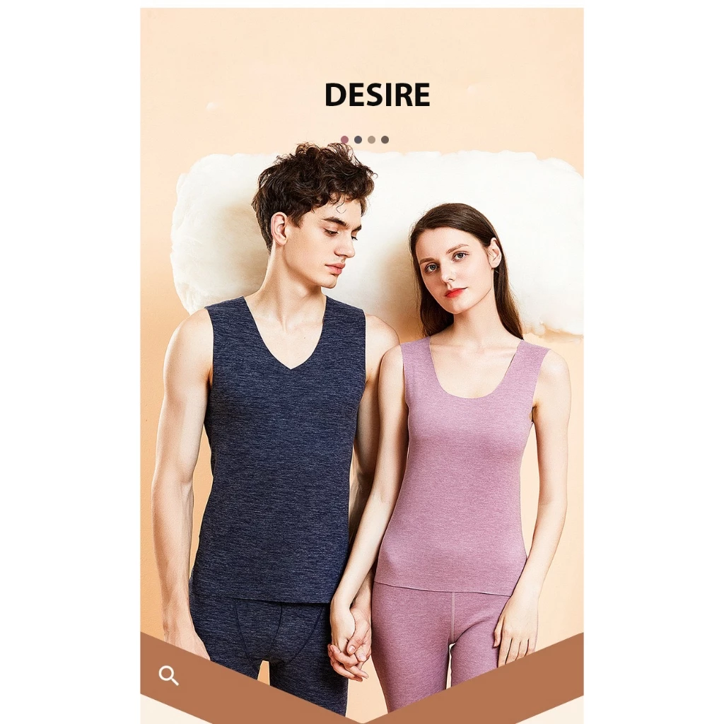 Desire Store, Áo ba lỗ sát nách giữ nhiệt mùa đông Nhung Cation siêu nhẹ dành cho nam giới ZYOS DGNa-02 image 8 of 19
