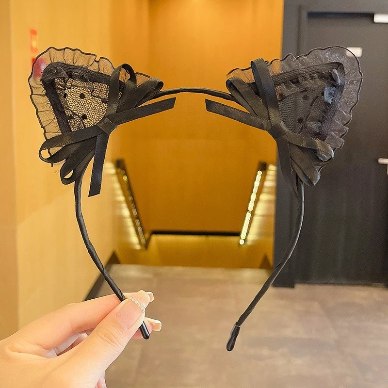 Desire Store, Bờm - Cài tóc Tai thỏ tai mèo hoá trang cosplay phong cách gợi cảm sexy W-14 - Mèo #9 image 13 of 20