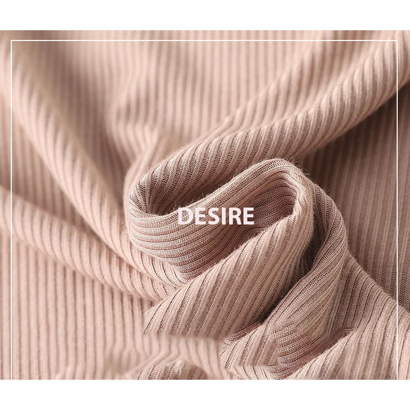 Desire Store, Áo thun cổ lọ ngắn tay thun Modal gân mềm DESIRE A112 image 5 of 14