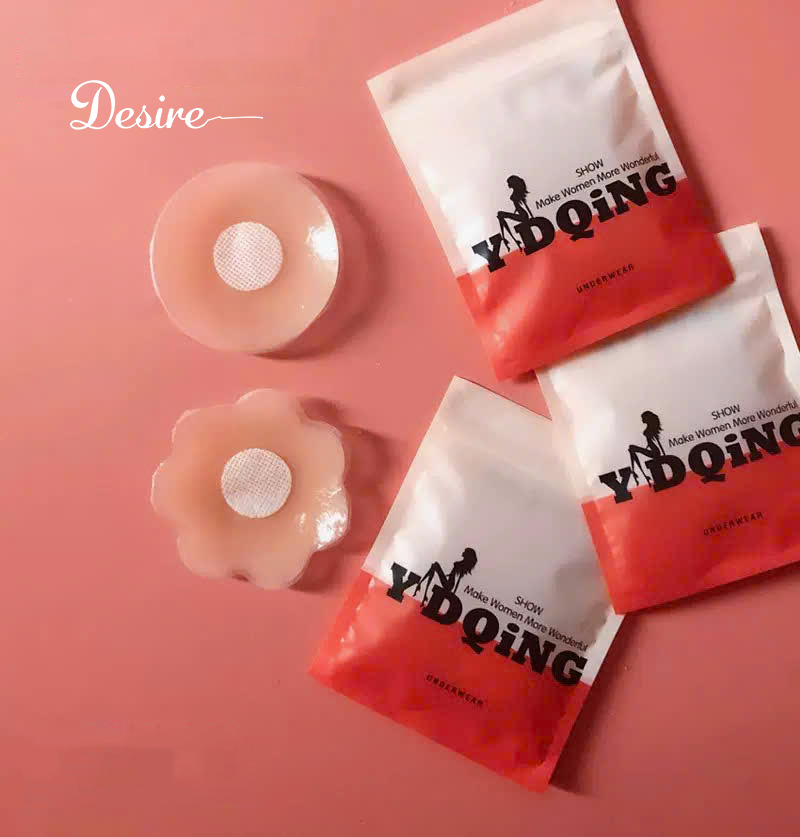 Desire Store, Miếng dán ngực - Miếng dán ti dán nhũ hoa silicon Không nâng (6,5cm) DESIRE MD-001 - Túi Zip 1 cặp TRÒN image 13 of 13