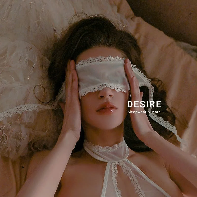 Desire Store, Bịt Mắt Ngủ Lưới Phối Ren Sexy Cosplay Phòng The Desire W28 - Tăng Cảm Hứng, Đem Lại Trải Nghiệm Tuyệt Vời image 3 of 11