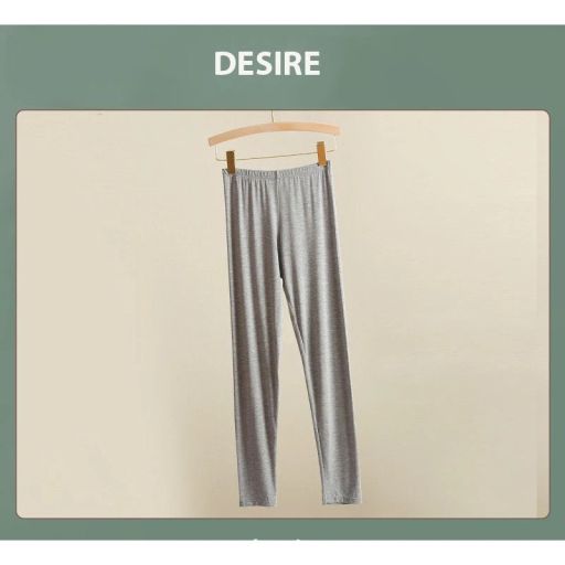 Quần thun ôm chất Vicose, ủ kem chống nắng mùa hè, giữ nhiệt mùa thu đa dụng DESIRE Q602 Quần Xám #602 M - Available variant