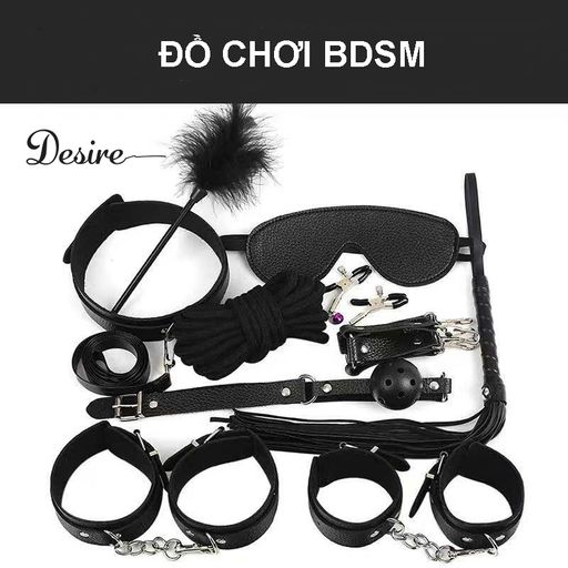 Desire Store, Bộ đồ chơi BDSM 9 món sexy - Đồ chơi tình dục DESIRE  - 339.000 ₫