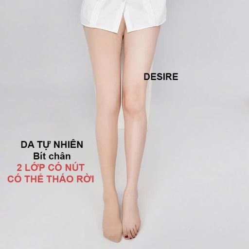 Quần Tất Nữ BIGSIZE (60-90KG) Dày Siêu Co Giãn Mềm Mại Ấm Áp DS614 Da tự nhiên - Available variant