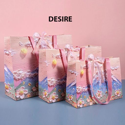 Desire Store, Túi Giấy Quà Tặng In Tranh Nghệ Thuật Cao Cấp sang Hộp quà đẹp TQ-01 - 12.000 ₫