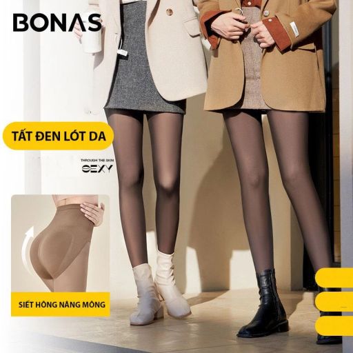 Desire Store, Tất quần dày Đen lót màu da 80D 200D thon gọn chân phong cách trẻ trung BONAS 1985 - 130.000 ₫