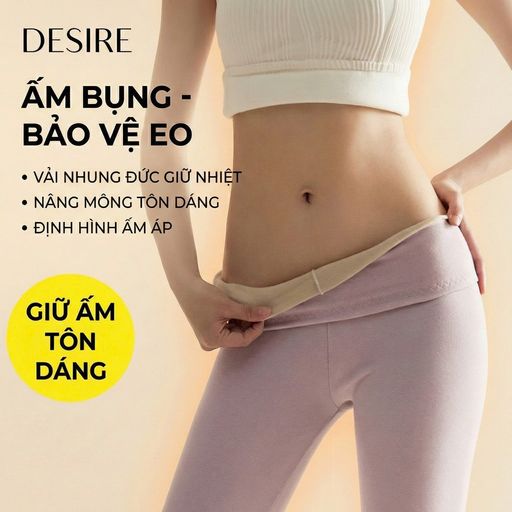 Desire Store, Quần dài giữ nhiệt Nhung lót sợi nhiệt Derong mềm siêu nhẹ mùa đông ấm áp Quần dài lót trong giữ nhiệt QGN-9093 - 139.000 ₫