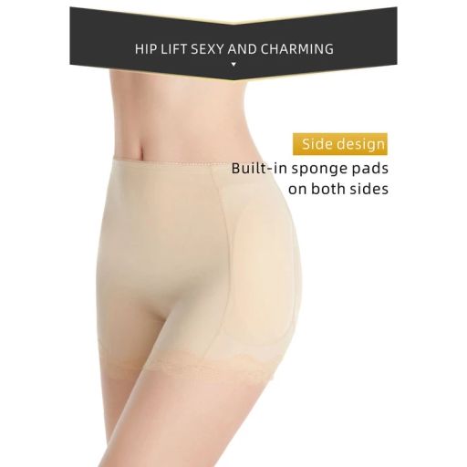 [Mút rời] Quần Độn Mông, Quần nâng Mông và Hông cạp cao 3D hàng đẹp,mặc váy, áo dài chất cao cấp Loại đẹp QL-8917 Nude S - Available variant