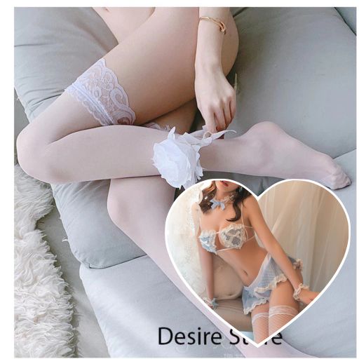 Bộ đồ ngủ hoá trang Cosplay hầu gái dễ thương caro xanh DESIRE VN-8500 Set cơ bản + tất 03 - Available variant