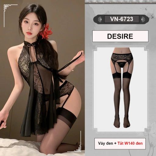 Tùy chọn Màu sắc: Váy đen+Tất W140 đen