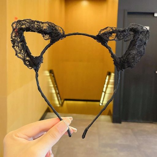 Bờm - Cài tóc Tai thỏ tai mèo hoá trang cosplay phong cách gợi cảm sexy W-14 Mèo #7 - Available variant