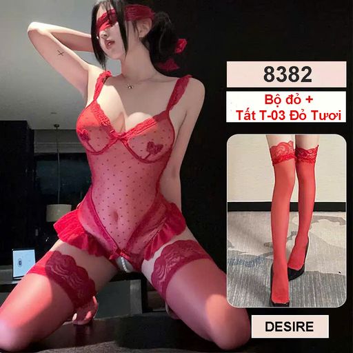 Tùy chọn Màu sắc: Bộ đỏ + Tất T-03 Đỏ tươi