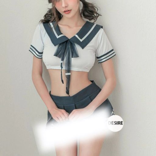 Bộ đồ ngủ hoá trang cosplay CÔ NỮ SINH QUYẾN RŨ ( có bigsize)  DESIRE VN-9015 Set không tất M (40-52kg) - Available variant