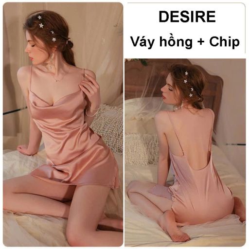 Tùy chọn Màu sắc: Váy hồng+Chip