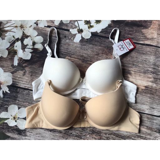 Áo ngực mút dày không gọng mặc áo dài, váy tiệc nâng ngực tạo khe hãng MW hàng Việt ANM-0011 Trắng 34/75 - Available variant