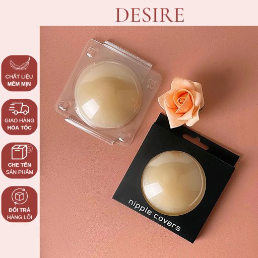 Desire Store, Miếng dán ngực nhiệt tự thân DESIRE MD-005 - Dán nhũ hoa dán ti siêu mỏng ôm khít,không keo,không bám bụi - 53.000 ₫
