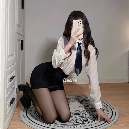 Desire Store, Bộ đồ ngủ hoá trang cosplay CÔ THƯ KÝ (có bigsize)  hàng chính hãng GUIRUO QC loại 1 DESIRE VN-416 - 200.000 ₫