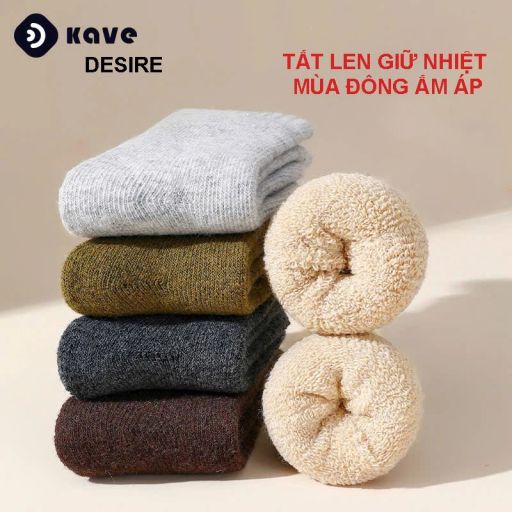 Desire Store, Tất len dày siêu ấm chính hãng BONAS Style Nhật Bản phong cách đơn giản sang trọng MW-1884-2 - 63.000 ₫